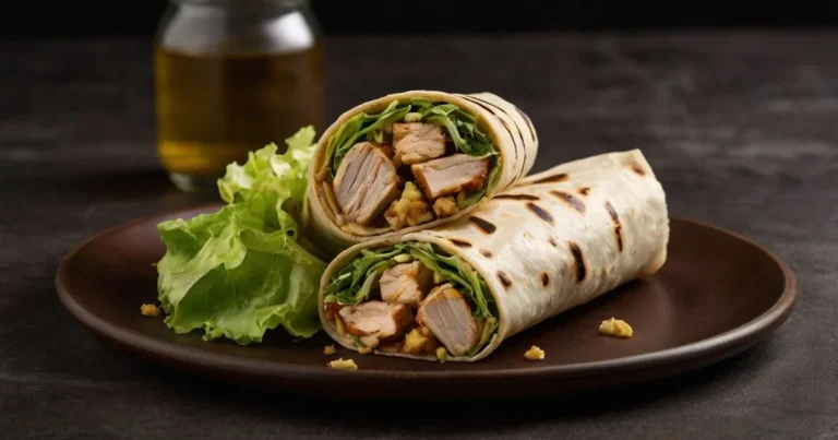 grilled chicken caesar wrap