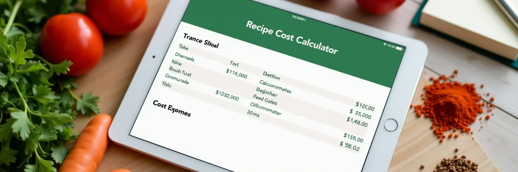 recipe cost calculator