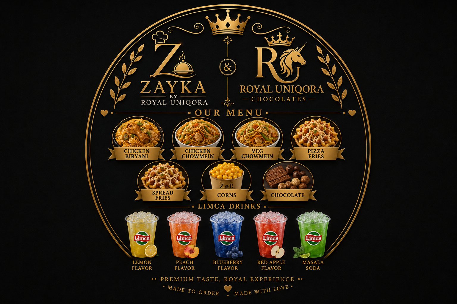 Zaaiqa by Royal Uniqora foods & Chocolate